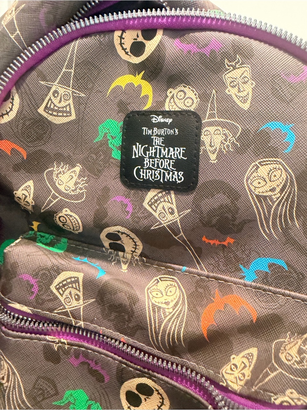 Disney Tim Burtons The Nightmare Before Christmas Mini Backpack - Picture 4 of 5